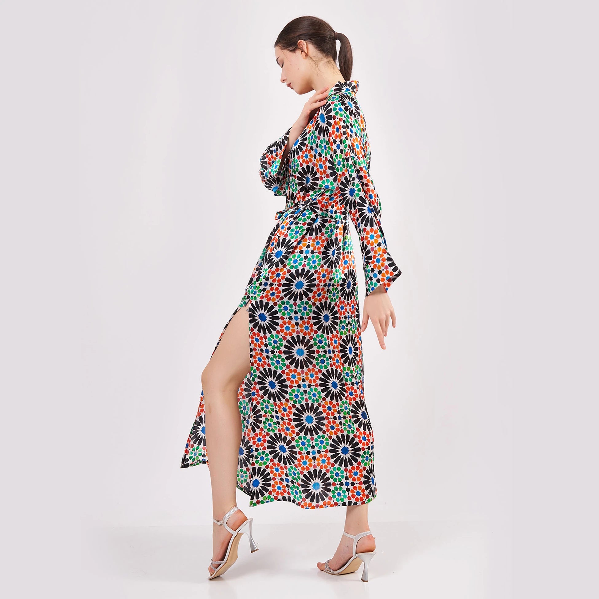 %100 İpek Kimono Kaftan | Elhamra 12 | Nomads Felt