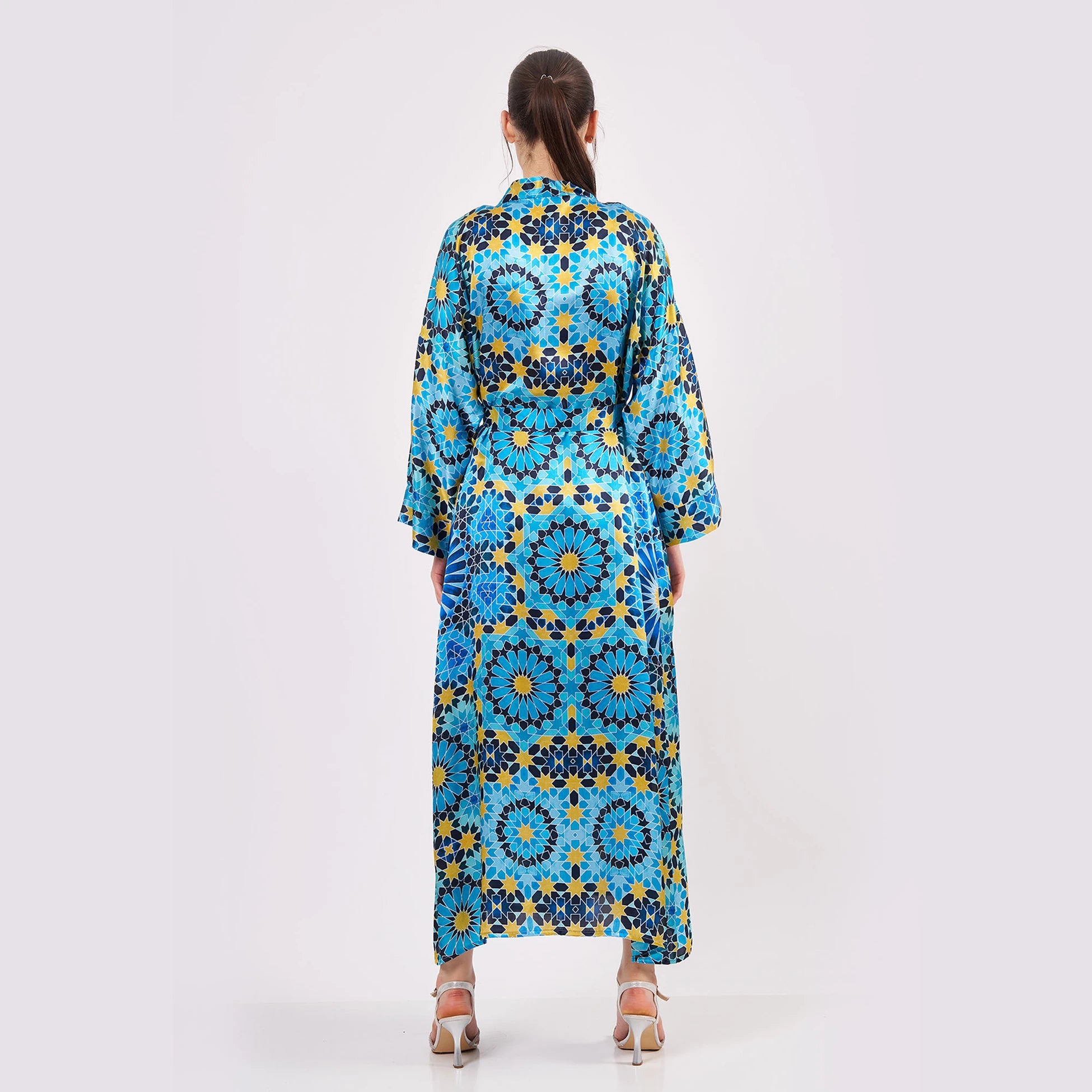 %100 İpek Kimono Kaftan | Elhamra 2 | Nomads Felt