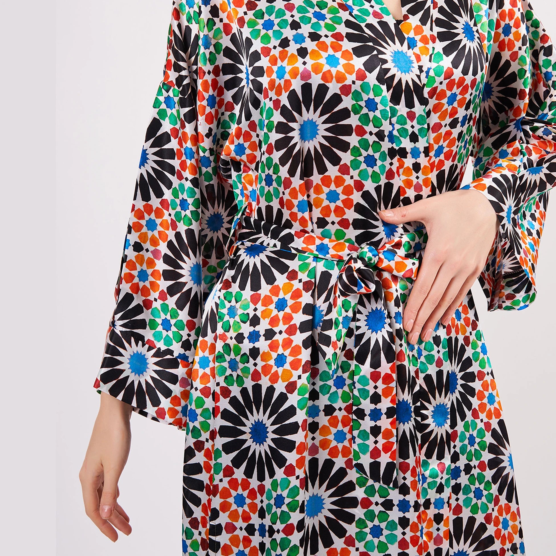%100 İpek Kimono Kaftan | Elhamra 12 | Nomads Felt