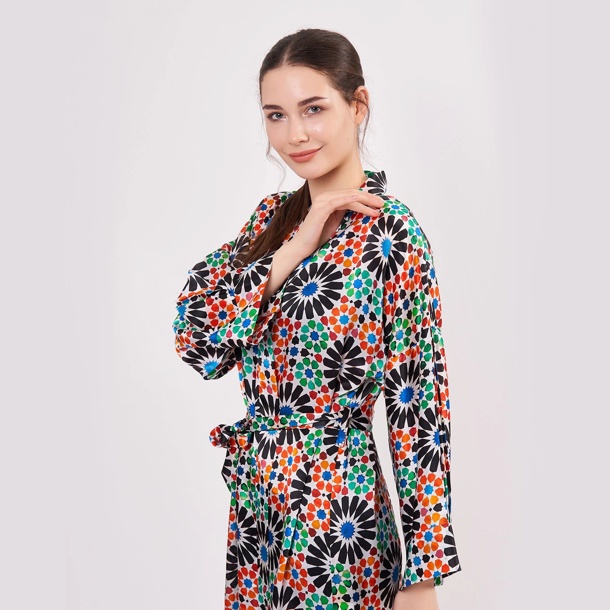 %100 İpek Kimono Kaftan | Elhamra 12 | Nomads Felt