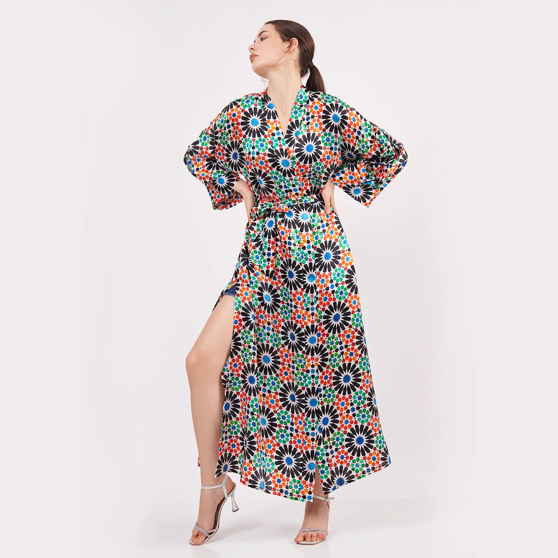 %100 İpek Kimono Kaftan | Elhamra 12 | Nomads Felt