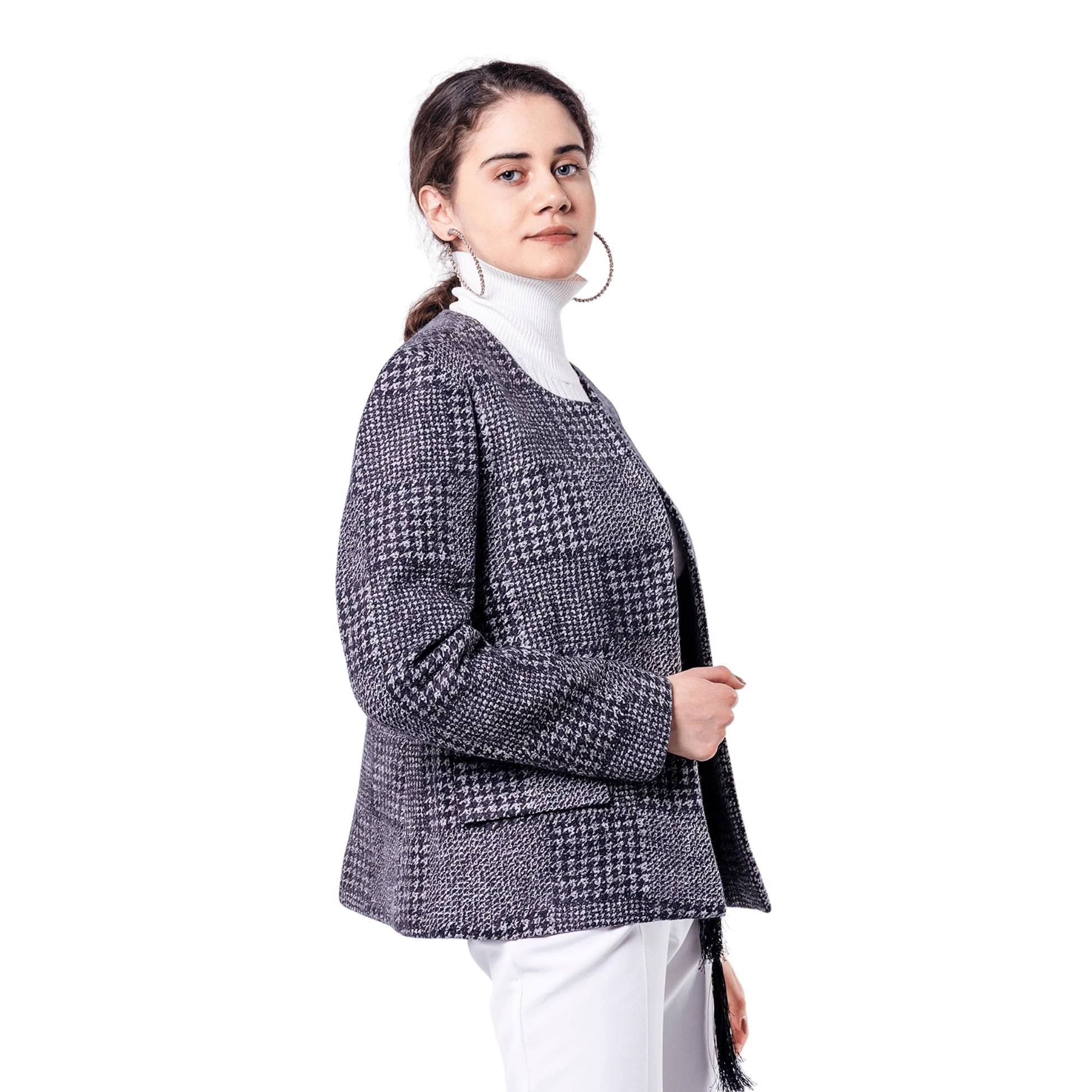 Doğal Yün-İpek Vintage Ceket | Harmony | Nomads Felt