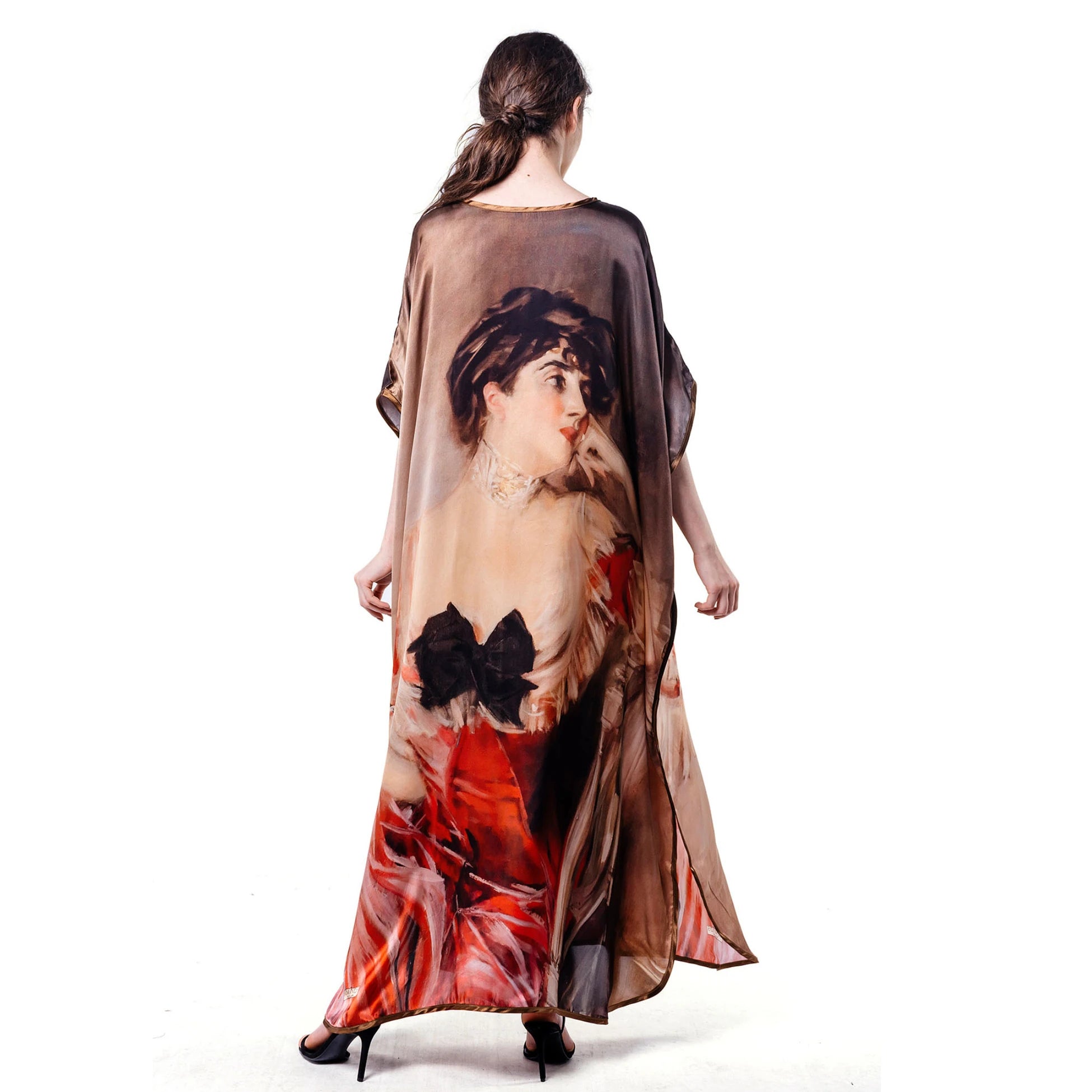 Boldini Miss Bell Desenli İpek Elbise