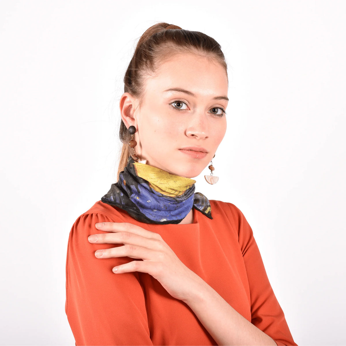 Bandana Fular | Van Gogh Cafe Terrace | Nomads Felt