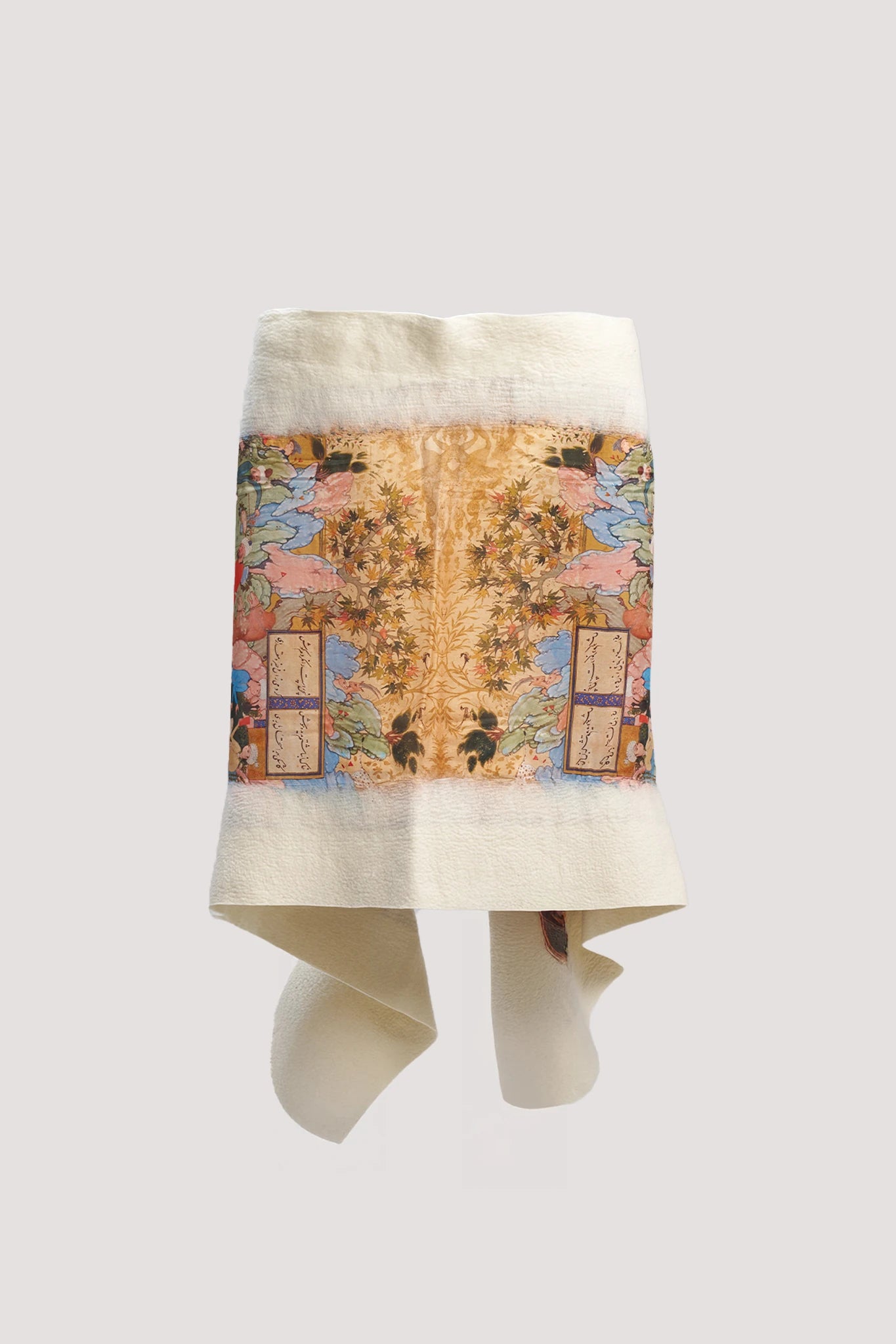 Hanedan Desen İpek Keçe Şal