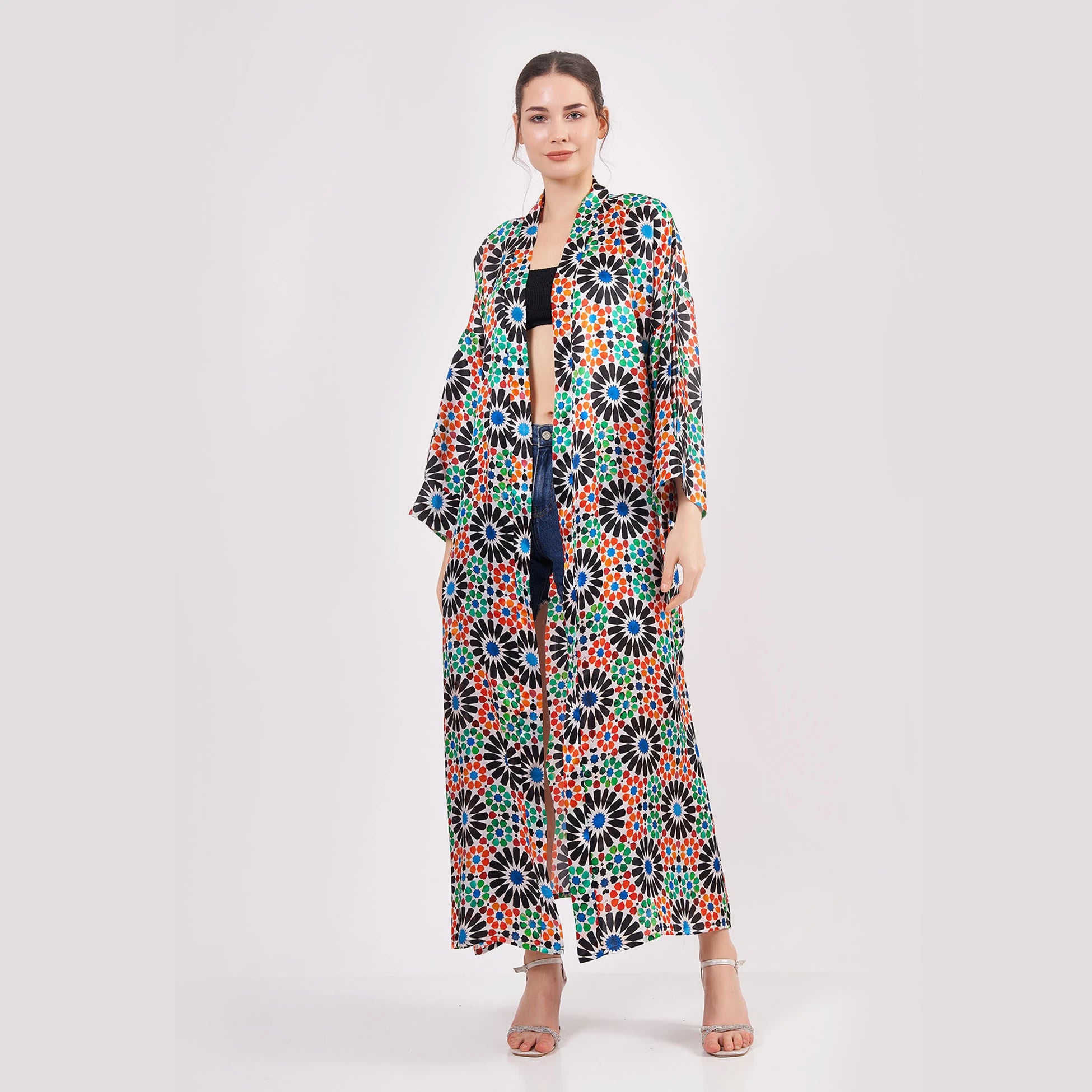 %100 İpek Kimono Kaftan | Elhamra 12 | Nomads Felt