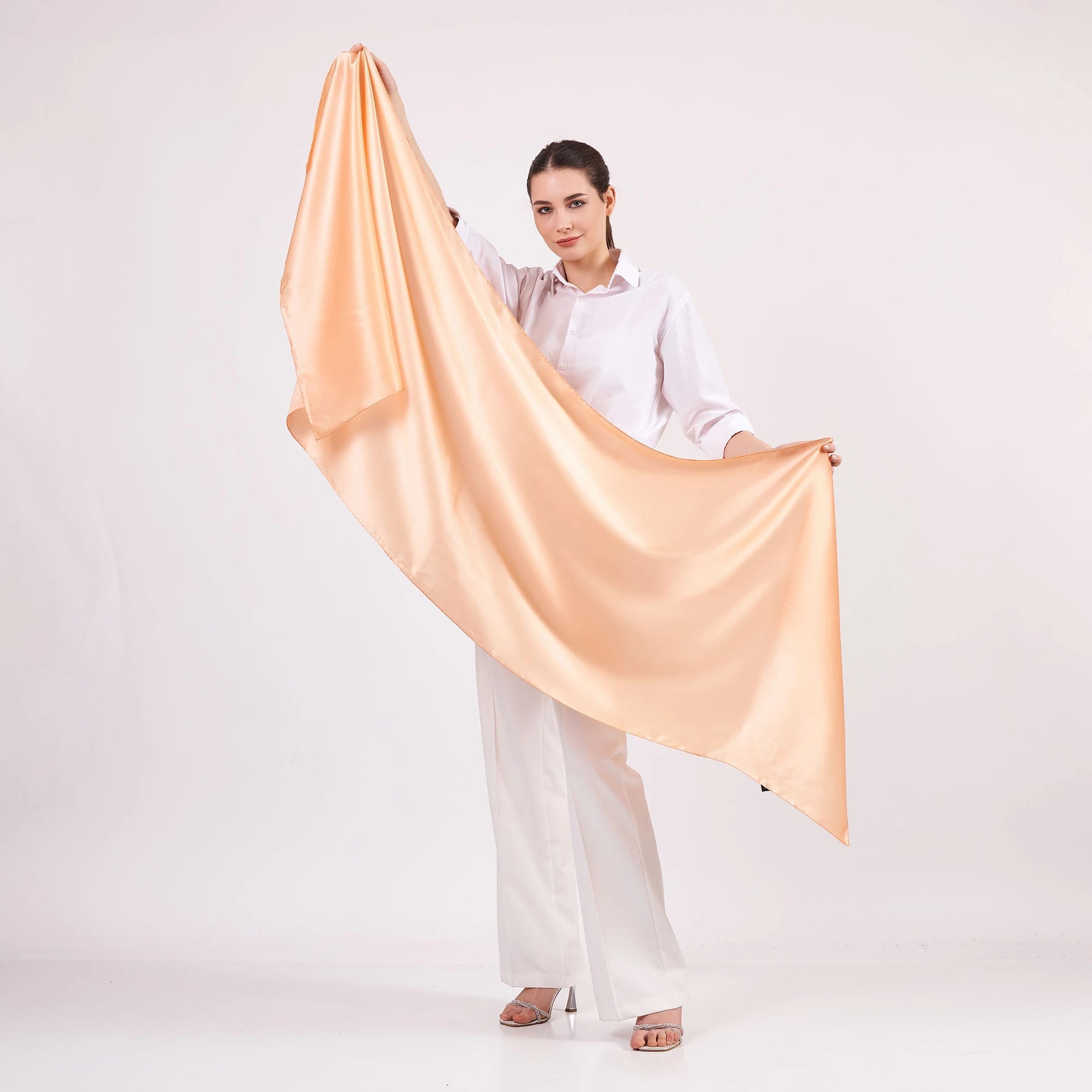 Somon 70x200 İpek Fular