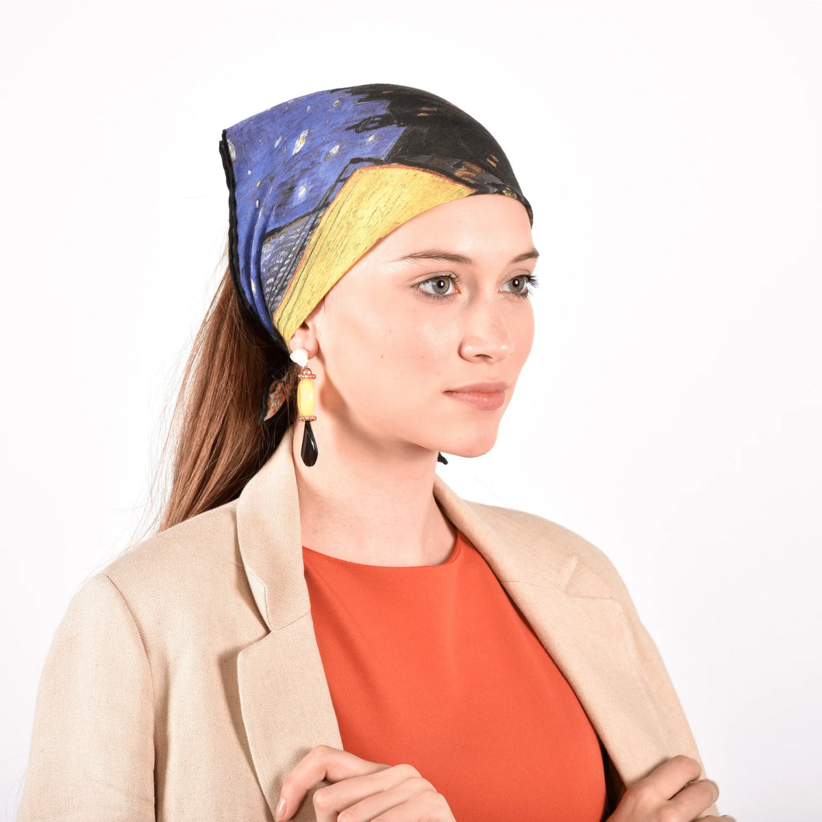 Bandana Fular | Van Gogh Cafe Terrace | Nomads Felt