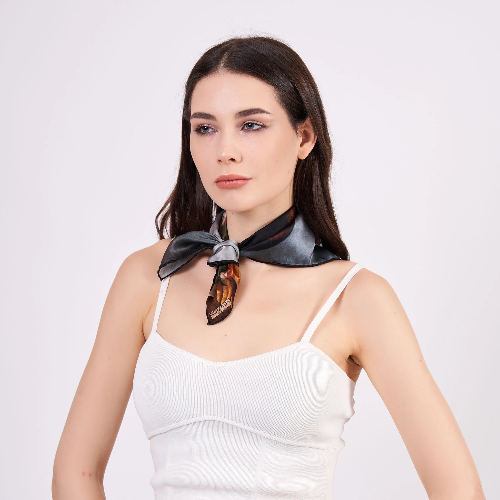 Saf İpek Fular Bandana | Boldini Deneme | Nomads Felt