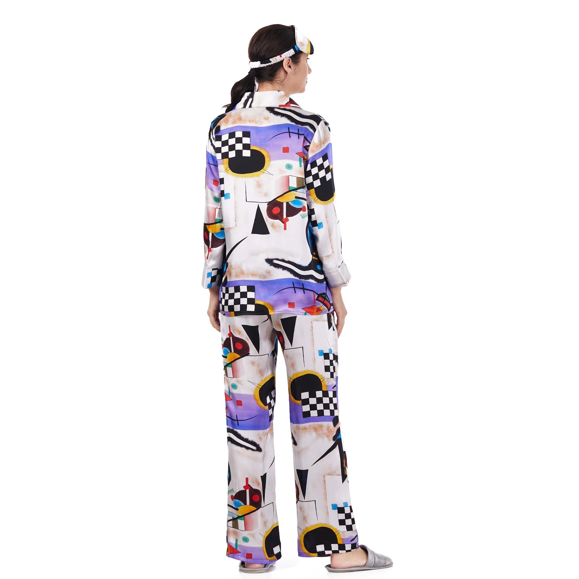İpek Gömlek Pantolon-Pijama Takımı | Kandinsky Collective | Nomads Felt